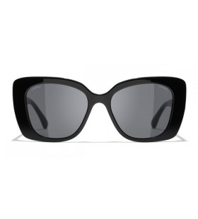 CHANEL 5422B Square Acetate & Strass Sunglasses
