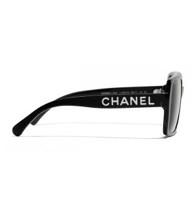 CHANEL 5408 Square Acetate Sunglasses