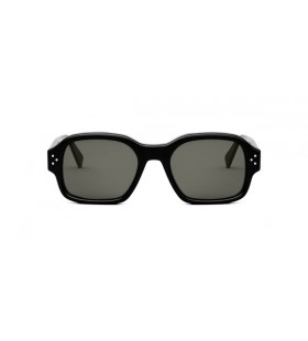 CELINE Negrito 3 Pontos CL40266U Retângulo Óculos de sol