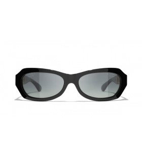 CHANEL 5537Q Oval Sunglasses