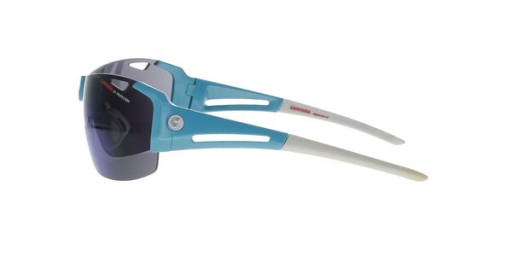 Blu Scudo Specchio Senza Montatura Carrera Occhiali Da Sole Avvolgenti Occhiali Da Sole