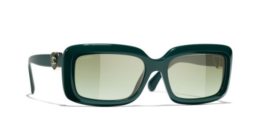 شانيل 5520 Rectangle Sunglasses
