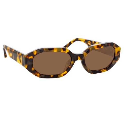 Linda Farrow x The Attico Irene Rechteck Sonnenbrille
