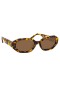 Linda Farrow x The Attico Irene Rechteck Sonnenbrille